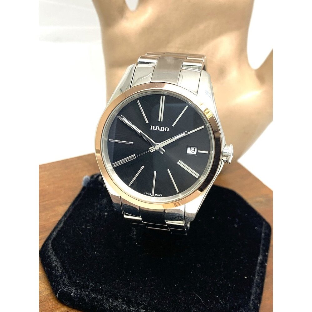 Rado Men's Watch R32184163 Hyperchrome Swiss Quartz Black Dial 40mm